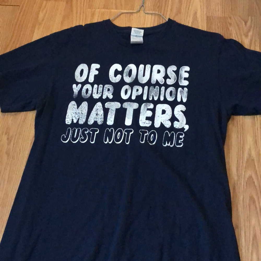 A graphic tee